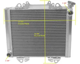 Jja-win J168 All Aluminum Radiator For 2010-2013 Kawasaki Krf750 Teryx 750 Fi 4x4