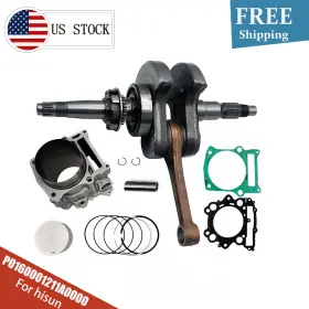 Kaicharmoto 12100-016-0000 Hisun 750 Crankshaft Taper 1 7 Cylinder Kit Coleman Sector Challenger Cub Cadet