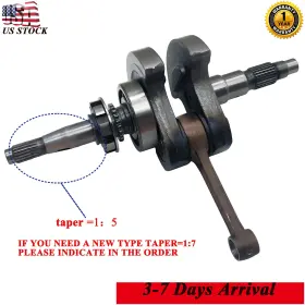 Kaicharmoto 13200-004-0000 Crankshaft Crank For Hisun 550 Utv Atv Massimo Bennche Qlink Coleman Supermach