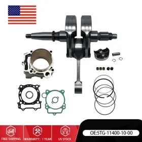 5tg-11400-10-00 Kaicharmoto Engine Rebuild Kit For Yamaha 06-13 Yfz450 Crankshaft Crank Bearings Cylinder