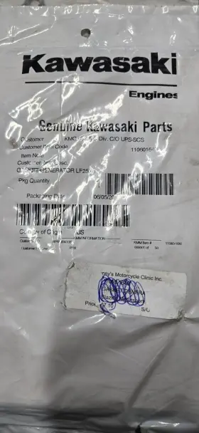 Kawasaki 11060-1649 Oem Generator Cover Gasket