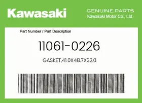 Kawasaki 11061-0226 Genuine Gasket 41.0x48.7x32.0 -