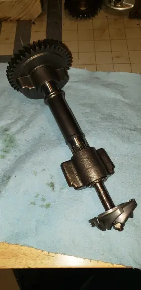 13234-1066 Kawasaki Mojave 250 Engine Crankshaft Balancer Shaft With Water Pump Propeller