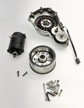 Kawasaki 14031-0058 2006-2008 Ninja 650r Ex650 Flywheel Rotor Stator Cover Starter Gear