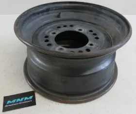 41025-1313-cq Kawasaki 99-02 Prairie Kvf300 Genuine Front Wheel Rim 12x6.0 Oem Gray Stock