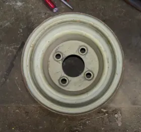 Kawasaki 41025-4005 Klt 200 Atv Three Wheeler Rim Wheel