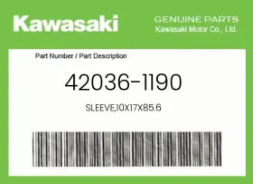 Kawasaki 42036-1190 Genuine Sleeve 10x17x85.6 -