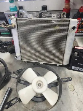 93060-0016 Kawasaki 2005 Brute Force Kvf750 4x4 Radiator An Fan With Temp Senor
