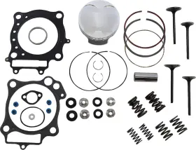 Kibblewhite 30-32500 Top End Kit Black Diamond Valves With Piston Honda Trx450r