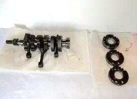 Kubota 1g962-2333102 2008 Rtv 900 Crankshaft With Connecting Rods And Main Bearings