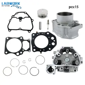 Labworkauto 12200-hp7-a01 13101-hp5-600 For Honda Trx420 2009-2024 Rebuild Kit Cylinder Head Assembly 12200-hp7-a01