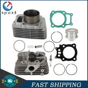 Labworkmoto Mk1000988 Trx350 Cylinder Head Piston Top End Gasket Kit For Honda Rancher 2000-2006