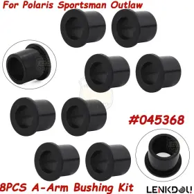 Lenkdou Mp06-002-0081x8-nj-im 8-pack A-arm Bushing Kit 045368 For Polaris Sportsman Outlaw 50 90 110 Predator