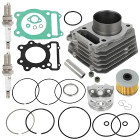 Luxfineparts 13717497 Cylinder Piston Gasket Top End Rebuild Kit For Honda Trx 300 Fourtrax Fw 1988-00