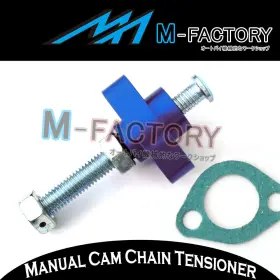 M-factory Mfccacrut900busn1016h For Atv Honda Atc 250sx 87 Billet Blue Manual Cam Chain Tensioner