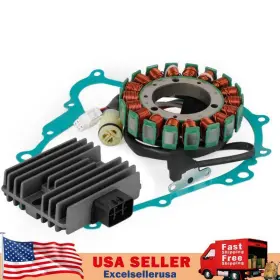 Madhornets 1ct-81410-00 Regulator Magneto Stator Coil Gasket Kit For Yamaha Yfm 450 Grizzly Kodiak 11-16