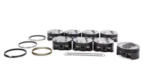 Mahle Pistons 000930208255 930208255 Sbc Powerpak Domed Piston Set 4.155 Bore