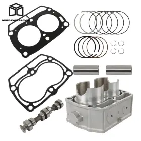 Marddpair Hgf131868 For Polaris Ranger 800 Rzr Cylinder Piston Camshaft Top End Kit 2008-2014