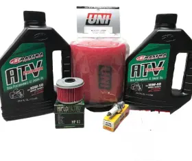 Maxima 33901-hf113-dpr8z-nu-4126st Honda Sportrax Trx400ex Tune Up Oil Change Kit Ngk Plug And Air Filter Uni