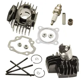 Maxpeedingrods 8hndij Cylinder Piston Gaskets Top End Rebuild Kit For Yamaha Pw50 Qt50 1979-1987 50cc