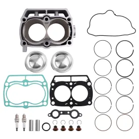 Maxpeedingrods Qlv1f0 Cylinder Piston Gasket Top And Bottom End Kit For Polaris Rzr Sportsman Ranger 800