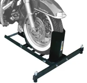 Maxxhaul 70271 Adjustable Motorcycle Wheel Chock Stand Heavy Duty 1800lb Wei