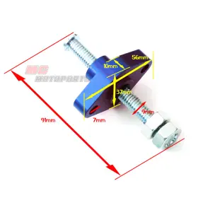 Mc Motoparts Mc1ccacrut1300bupn002k Blue Cnc Manual Cam Chain Tensioner For Atv Kawasaki Kfx 400 Year 03