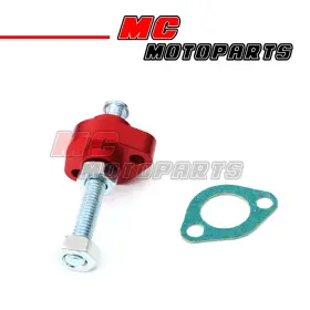 Mc Motoparts Mc1ccacrut900rdpn013h Red Cnc Manual Cam Chain Tensioner For Atv Honda Trx 350 Foreman 86 87 88 89