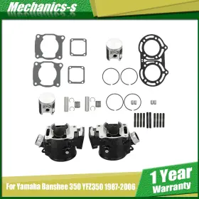 Mechanics-s Mcc141720s For Yamaha Banshee 350 Yfz350 1987-2006 Cylinder Piston Gasket Top End Kit New