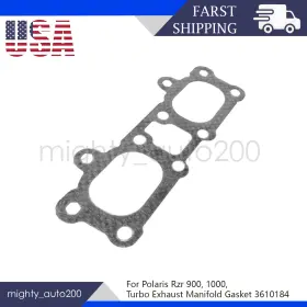 Mighty Auto200 3610184 For Polaris Exhaust Gasket Seal 2013-19 Crew Xp S 4 Rzr Ranger 1000 900