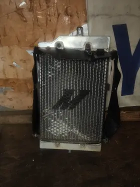 Mishimoto Mmps-kfx700-03 04-09 Aluminum Radiator Fits Kawasaki Kfx 700 Oversize W Fan