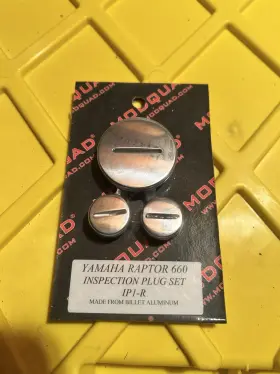 Modquad Ip1-r Raptor 660 Inspection Plug Set Polished Billet