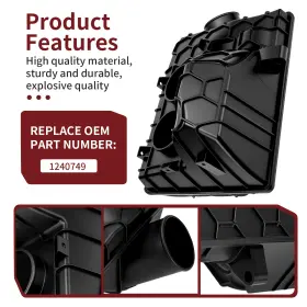 Moto1988 1240749 Engine Intake Airbox Housing 2014-2023 For Polaris Rzr 1000 Xp 4 High Lifter Us