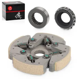 Moto1988 13194-1055 Wet Clutch Centrifugal And Bearing For Kawasaki Bayou 300 Klf300 Lakota Kef300