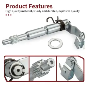 Moto1988 3ld-16340-01-00 Clutch Actuator Lever Push Shaft Assembly For Yamaha Raptor 660 Yfm660 2001-2005