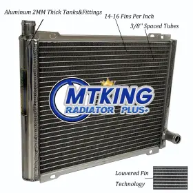 Motoking 096y-1-us Radiator For Can-am Outlander L 450 500 Max Renegade 570 650 800r 850 1000