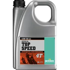 Motorex 102304 Top Speed 4t Full Synthetic 4-stroke Engine/motor Oil 15w-50 4 Liter