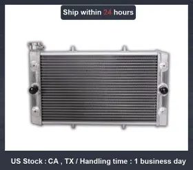 Motorsautoparts1996 Losangeles5252 Aluminum Radiator For 2014-2021 Yamaha Viking 700/ 2015-21 Wolverine 700 Yxe