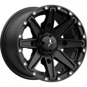 Motosport M33-02710 4/110 Msa M33 Clutch Wheel 12x7 4.0 3.0 Satin Black