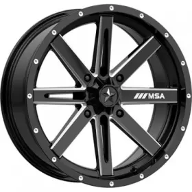 Motosport M41-04756 4/156 Msa M41 Boxer Wheel 14x7 4.0 3.0 Black
