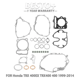 Munirater 174312 Head Gaskets Set Top And End Gasket Kit Fit For Honda Trx 400ex Trx400 400 1999-14