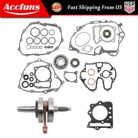 Munirater Cbk0080 For Honda Trx 400ex Crank Piston Top End Engine Complete Rebuild Kit 1999-2004