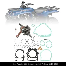 Munirater Rdb162783t Crankshaft Full Gasket For Yamaha 700 Grizzly Kodiak Viking 2014 2015-2019 2020