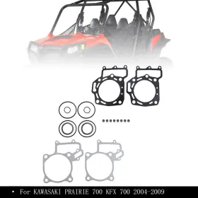 Rdb52569t Munirater Usa For Kawasaki Prairie 700 Kfx 2004-09 Head Gaskets Top End Gasket Kit Set