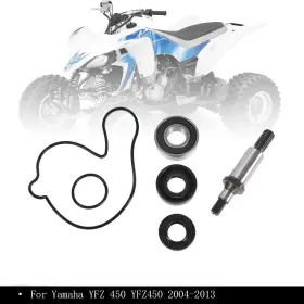 Munirater Rdb89748t For Yamaha Yfz 450 2004-2013 Water Pump Repair Kit With Shaft Bearing Seals Atv