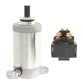 Muparkt 21163-1130 Engine Starter And Relay Solenoid For Kawasaki Bayou 220 Klf220 1988-02 21163-1266