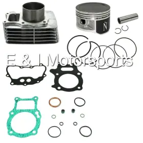 Namura Aftermarket 6850cpgrec250 Honda Recon 250 Cylinder Piston Kit Top End Gasket Set 68.50mm Std Bore