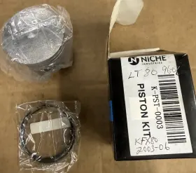 Niche K-pst-0003 Suzuki Quadsport Lt 80 Lt80 Piston Wrist Rings Pin Kit 96-06 Kfx80 03-06