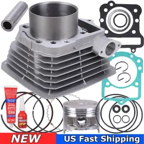 Oumurs A037kw045o1zb Cast Aluminium Engine Cylinder Piston Kit For Kawasaki Lakota 300 Kef300 1995-03