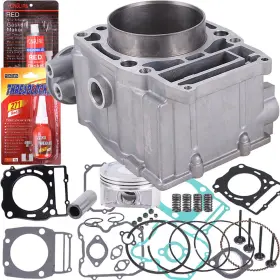 Oumurs Dr00201apl1037 For 1999-2012 Polaris Ranger 500 2x4 4x4 Cylinder Kit Piston Head Valve Gaskets